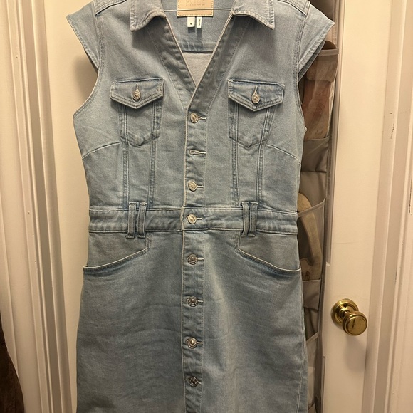 PAIGE Dresses & Skirts - PAIGE Light Blue Denim Dress
